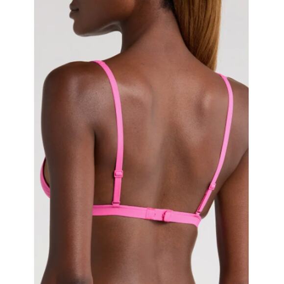 NWT PINK Intimately Free People Collagen Yarn Triangle Bralette - Small - Picture 5 of 8